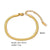 Simple Style Solid Color Stainless Steel Polishing Plating 18k Gold Plated Bracelets