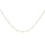 Simple Style Solid Color Stainless Steel Titanium Steel Plating Necklace