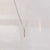 Simple Style Solid Color Sterling Silver Plating Inlay Rhinestones 14k Gold Plated Pendant Necklace