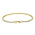 Simple Style Solid Color Sterling Silver Plating Inlay Zircon 14k Gold Plated Bracelets