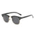 Simple Style Solid Color Tac Square Half Frame Women's Sunglasses