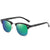 Simple Style Solid Color Tac Square Half Frame Women's Sunglasses