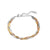 Simple Style Solid Color Titanium Steel Plating Gold Plated Bracelets