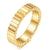 Simple Style Solid Color Titanium Steel Plating Gold Plated Rings