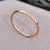 Simple Style Solid Color Titanium Steel Plating Rings 1 Piece