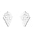 Simple Style Spider Web Butterfly Notes Stainless Steel Plating Hollow Out Ear Studs 1 Pair