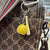 Simple Style Sports Ball Pu Leather Metal Unisex Bag Pendant Keychain