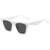 Simple Style Square Ac Square Patchwork Full Frame Women's Sunglasses