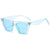 Simple Style Square Ac Square Patchwork Full Frame Women's Sunglasses