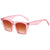 Simple Style Square Ac Square Patchwork Full Frame Women's Sunglasses