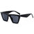 Simple Style Square Ac Square Patchwork Full Frame Women's Sunglasses