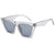 Simple Style Square Ac Square Patchwork Full Frame Women's Sunglasses