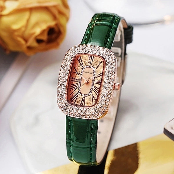 Simple Style Square Buckle Quartz Women's Watches