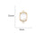 Simple Style Square Copper Plating 14k Gold Plated Jewelry Accessories