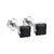 Simple Style Square Stainless Steel Rhinestone Ear Studs 1 Pair