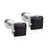 Simple Style Square Stainless Steel Rhinestone Ear Studs 1 Pair