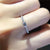 Simple Style Square Sterling Silver Plating Inlay Zircon Rings