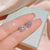 Simple Style Square Titanium Steel Inlay Zircon Rings Earrings Necklace