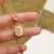 Simple Style Stainless Steel Titanium Steel Plating Gold Plated Pendant Necklace