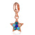 Simple Style Star Heart Shape Alloy Plating Inlay Artificial Diamond Charms