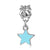 Simple Style Star Heart Shape Alloy Plating Inlay Artificial Diamond Charms