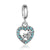 Simple Style Star Heart Shape Alloy Plating Inlay Artificial Diamond Charms