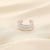 Simple Style Star Heart Shape Stainless Steel Plating Open Ring 1 Piece