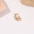 Simple Style Star Moon Heart Shape Copper Plating Inlay Zircon Charms