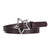 Simple Style Star Pu Leather Alloy Women's Girl'S Leather Belts