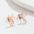 Simple Style Star Stainless Steel Plating Ear Studs 1 Pair