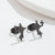 Simple Style Star Stainless Steel Plating Ear Studs 1 Pair