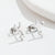 Simple Style Star Stainless Steel Plating Ear Studs 1 Pair