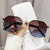 Simple Style Streetwear Color Block Ac Polygon Full Frame Women's Sunglasses