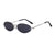 Simple Style Streetwear Commute Solid Color Pc Oval Frame Frameless Women's Sunglasses