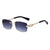 Simple Style Streetwear Commute Solid Color Pc Square Frameless Men's Sunglasses