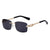 Simple Style Streetwear Commute Solid Color Pc Square Frameless Men's Sunglasses