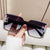 Simple Style Streetwear Leopard Pc Square Diamond Frameless Women's Sunglasses