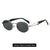 Simple Style Streetwear Solid Color Pc Oval Frame Full Frame Women's Sunglasses