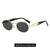 Simple Style Streetwear Solid Color Pc Oval Frame Full Frame Women's Sunglasses