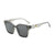 Simple Style Streetwear Solid Color Pc Square Full Frame Women's Sunglasses