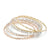 Simple Style Streetwear Solid Color Stainless Steel Plating 18k Gold Plated Wristband