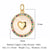 Simple Style Sun Heart Shape Butterfly Copper Plating Inlay Zircon Gold Plated Silver Plated Jewelry Accessories