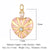 Simple Style Sun Heart Shape Butterfly Copper Plating Inlay Zircon Gold Plated Silver Plated Jewelry Accessories