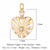 Simple Style Sun Heart Shape Butterfly Copper Plating Inlay Zircon Gold Plated Silver Plated Jewelry Accessories