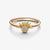 Simple Style Sun Moon Sterling Silver Copper Plating Inlay Zircon 18k Gold Plated Rings