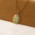 Simple Style Sun Titanium Steel Plating Gold Plated Pendant Necklace