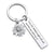 Simple Style Sunflower Letter Metal Men's Bag Pendant Keychain