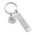 Simple Style Sunflower Letter Metal Men's Bag Pendant Keychain