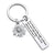 Simple Style Sunflower Letter Metal Men's Bag Pendant Keychain