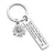 Simple Style Sunflower Letter Metal Men's Bag Pendant Keychain